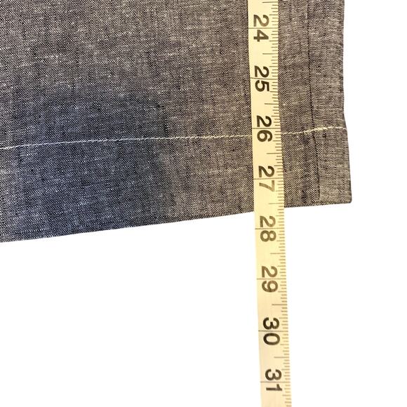 Chico's Linen Blend Popover Top and Linen Pull On Ankle Pant Set Size 12 - Picture 11 of 15